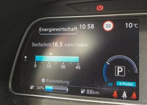 Schwarzwald-Fahrt mit dem Nissan Leaf ZE1 Zero Edition (Modell 2018)