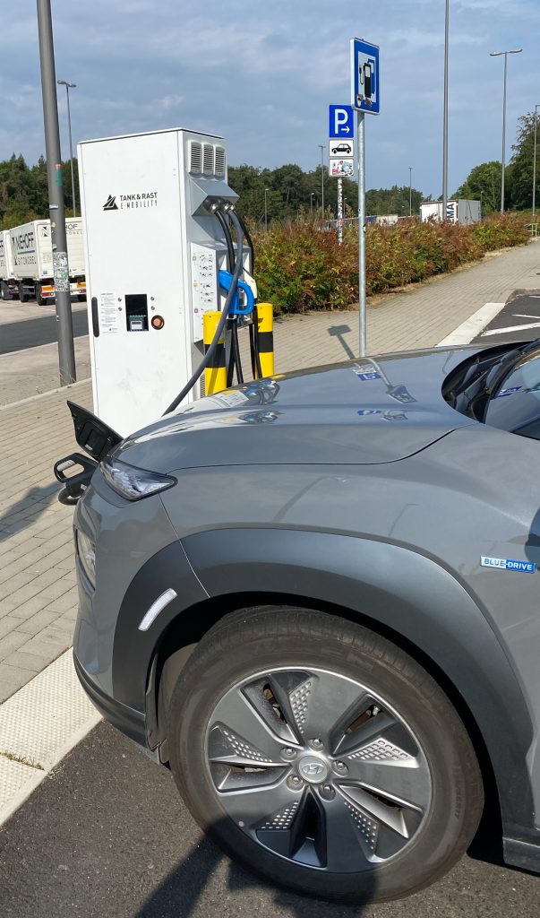 Langstrecke mit dem Elektroauto