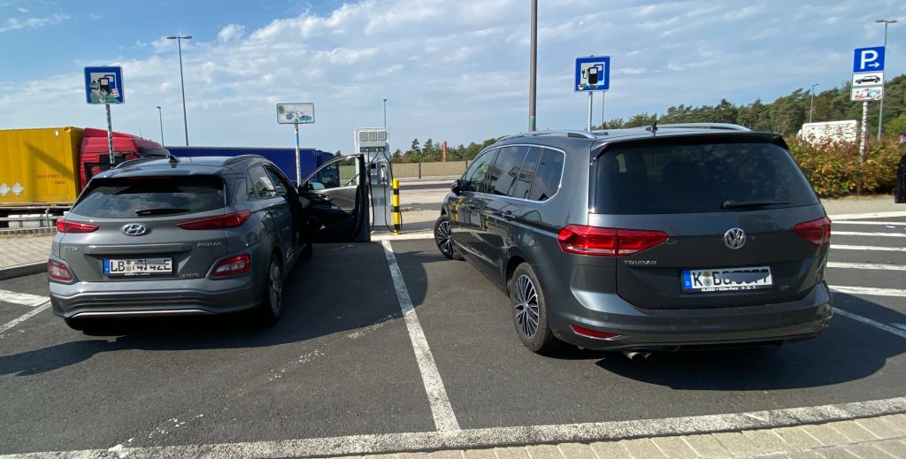 Langstrecke mit dem Elektroauto