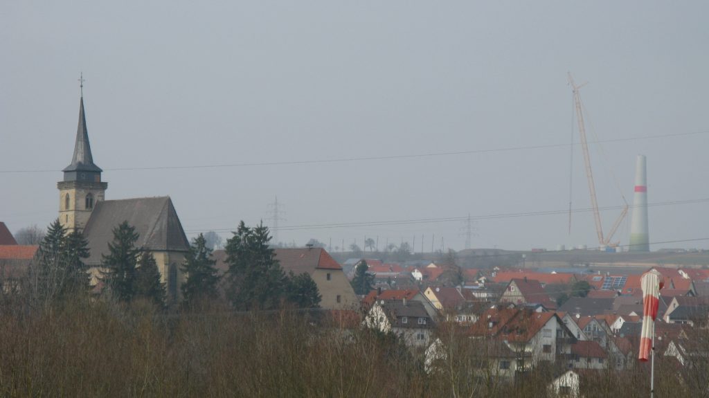 Das Ingersheimer Windrad wächst