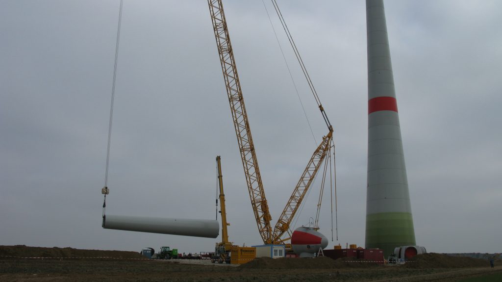 Das Ingersheimer Windrad wächst