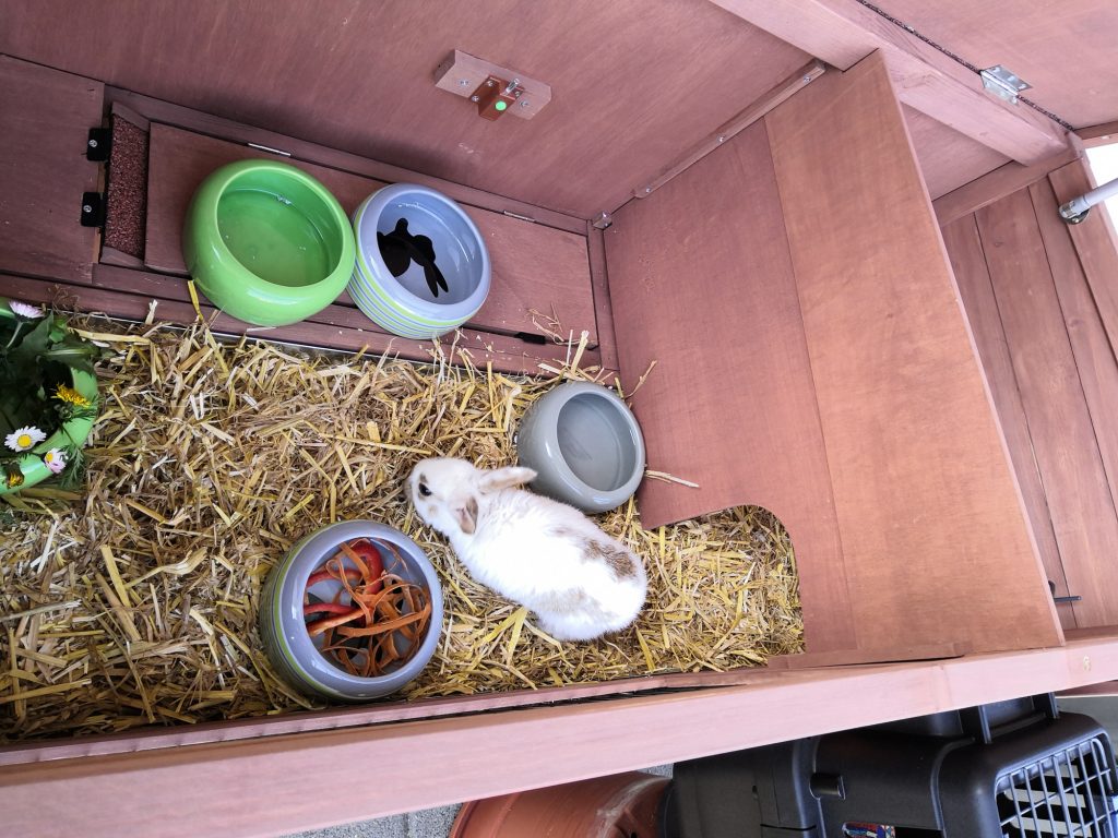 Kaninchenkäfig aus dem Zoofachhandel