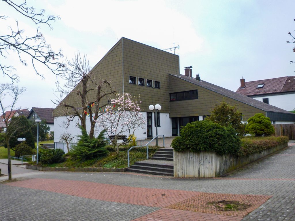 Das evangelische Gemeindehaus in Großingersheim