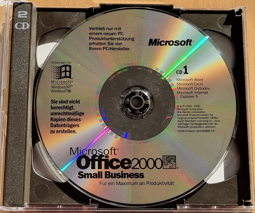 Office 2000 Small Business CD