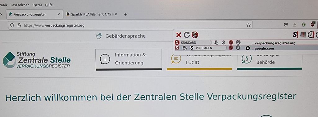 DSGVO? Gilt nicht beim Verpackungsregister