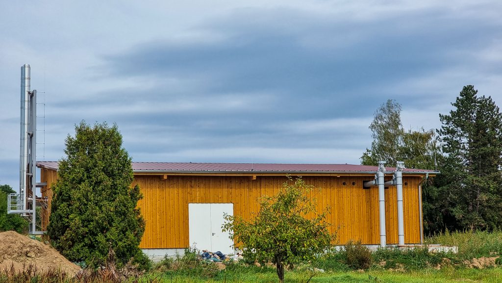 Die neue Zentrale der Ingersheimer Nahwärmeversorgung.