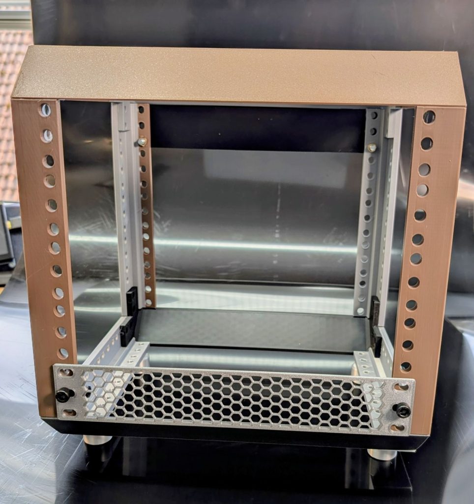 10"-Rack im 3D-Druck - 5HE und voll flexibel
