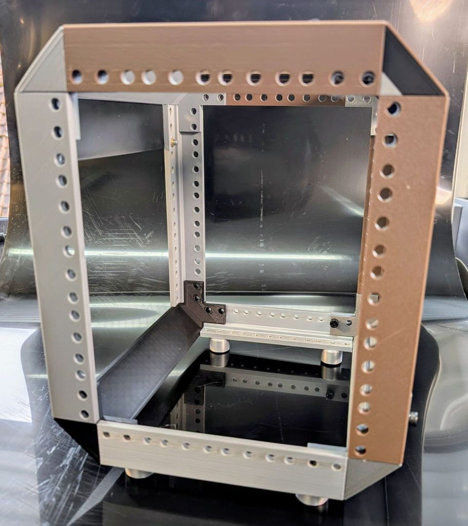 10"-Rack im 3D-Druck - 5HE und voll flexibel