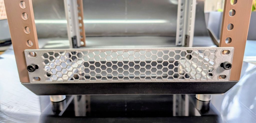 10"-Rack im 3D-Druck - 5HE und voll flexibel