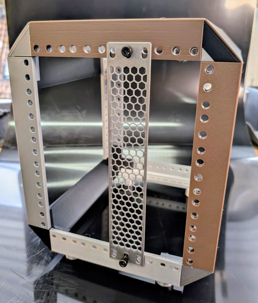 10"-Rack im 3D-Druck - 5HE und voll flexibel