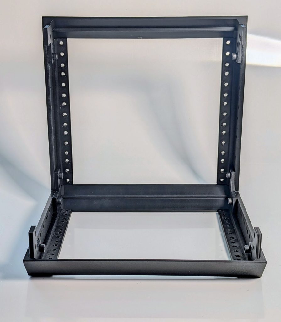 10"-Rack im 3D-Druck - 5HE und voll flexibel