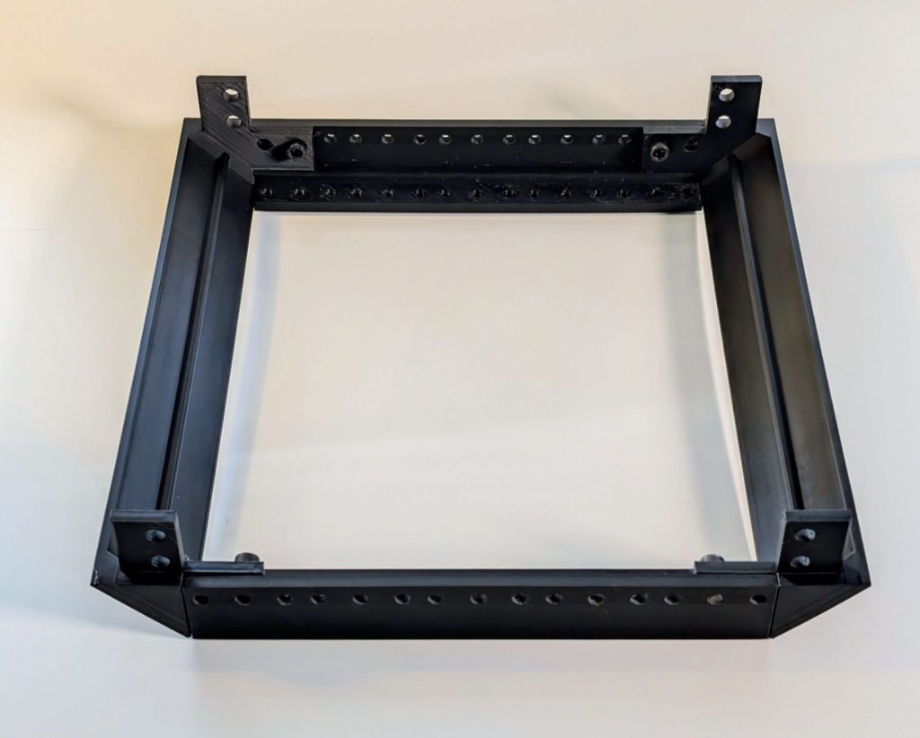 10"-Rack im 3D-Druck - 5HE und voll flexibel