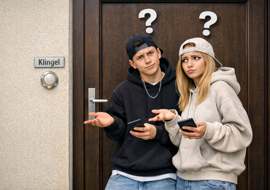 Klingel? Was ist das?
KI-generiert!